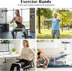 Latex Free Hypoallergenic Silicone Resistance Loop Bands - Non-Slip Glute Booty Elastic Bands for Women, Multiple Packs & Resistance Levels for Home Gym Yoga Pilates Workout & Stretching