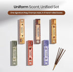 Tulasi Nag Champa Incense Sticks Gift Pack of 6, Hand Rolled Fragrance Incense Sticks for Aromatherapy, Relaxing, Yoga, Meditation, Prayer, Agarbatti Stick with Natural Oils, (15gm x 6)