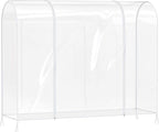 Simple Houseware Clear Garment Rack Cover