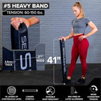 SERIOUS STEEL FITNESS Assisted 41" Pull-Up Band, Resistance & Stretch, Powerlifting & Pull-up Assist Loop (Single Band)