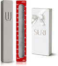 SURI Mezuzah for Door with Scroll – 9 Inch Modern Mezuzah Case with Non Kosher Scroll Included, Fits up to 8” Scroll, Easy Adhesive Installation, Gift Box Included