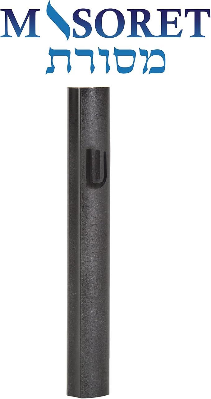 1-Piece Aluminum Door Mezuzah Cases: Special Profile, No Holes, 4-Inch 10cm Hebrew Parchment Scroll Holder Boxes