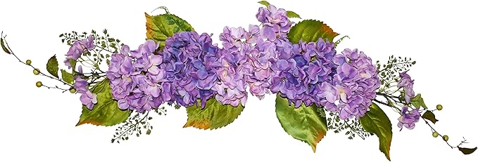 26" Purple Hydrangea Swag