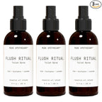 Muse Apothecary Flush Ritual - Aromatic & Refreshing Toilet Spray, Use Before You Go, 8 oz, Infused with Natural Essential Oils - Aloe + Eucalyptus + Lavender, Pack of 3