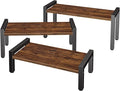 Wood Risers Display Stands & Cupcake Stand, 3 Tier Stepped Display Shelf for Perfume Collectibles, Buffet Risers Tiered Tray Stand & Serving Tray for Food Desserts Vendor Events Party Decor