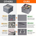 Lifewit Shoe Storage Organizer for Closet, Fabric Large Shoe Box Storage Containers with Clear Cover, Foldable Bins for Boots Heels Sneakers Fits 96-128 Pairs (Each 12-16 Pairs) 8 Pack Gray