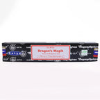 Nag Champa Incense Stick Packs - Hand Rolled & Non-Toxic - Perfect for Meditation and Yoga - Home Fragrance Gift Pack - 15g, Set of 12 Packs (Dragon's Magik)