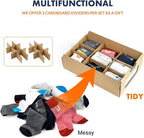 Shoe Box 12 Pack,13.2 x 8.3 x 5.1in Waterproof Storage Boxes, Socks, Stationery, Toys, Underwear,Heavy Duty,Stack-able Cardboard Boxes,with Marking Labels,Transparent Window