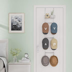 HapiRm Over Door Hat Rack - Wall Mounted Hat Organizer with 6 Hooks and Metal Basket Design, Baseball Cap Organizer Storage Holder Up to 32 Caps for Door, Bedroom, Closet (Sliver)