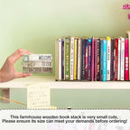 Ycyfckdr Decorative Wood Book Stack for Home, Welcome to Our Beautiful Chaos, Rustic Table and Living Room Bookshelf Farmhouse Decor (L68)