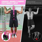 Pull Up Assistance Bands, Resistance Bands for Pull Up Bar Workout, Adjustable Heavy Duty Pull Up Assist Equipment with 4 Assistance Bands, Home Gym Fitness Exercise Strength Training