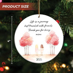 Friendship Ornament 2025, for Women, Birthday Gift for Best Friend, Friend Ornaments for Women, Gift for Friends, Friend Ornament
