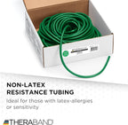 THERABAND Latex Resistance Tubing, Red, Medium Level 2, 100 ft Roll, Professional Grade Resistance Band for Exercise, Upper and Lower Body Workouts, Cut-to-Length, Color-Coded Levels