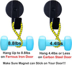 Magnetic Wreath Hanger for Metal Doors Only, Not for Wood Glass Doors, Front Door Wreath Hook Holder, Pack of 2