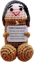 Capricorn Gifts Women Men Birthday Christmas,Capricorn Gifts Positive Card Inspirational Gift for Women Zodiac Astrology Plush Toy for Halloween,Retirement Bosses Day Stuff Things (Capricorn)