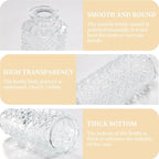 Mini Bud Vases Centerpieces for Tables,Clear Bud Vases for Flowers,Small Flower Vases Suitable for Birthday Party,Anniversary,Wedding Reception,Baby Shower (Clear, 12PCS)