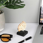 Hipiwe Adjustable Stainless Steel Arms Display Stand Wooden Base Rock Display Small Display Easel Holder for Displaying Fossil Coral Geodes Rock Mineral Agate Plate Seashell and Photos, 2"x2"x3.1"