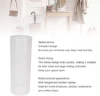 Metal Round Umbrella Stand Rack, FreeStanding Umbrella Holder for Entryway, Home, Office (White)