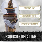 Nemesis Now Harry Potter Hogwarts Snow Globe, Officially Licensed Collectible Merchandise, Hand-Painted Resin, Features Hedwig and The Sorting Hat