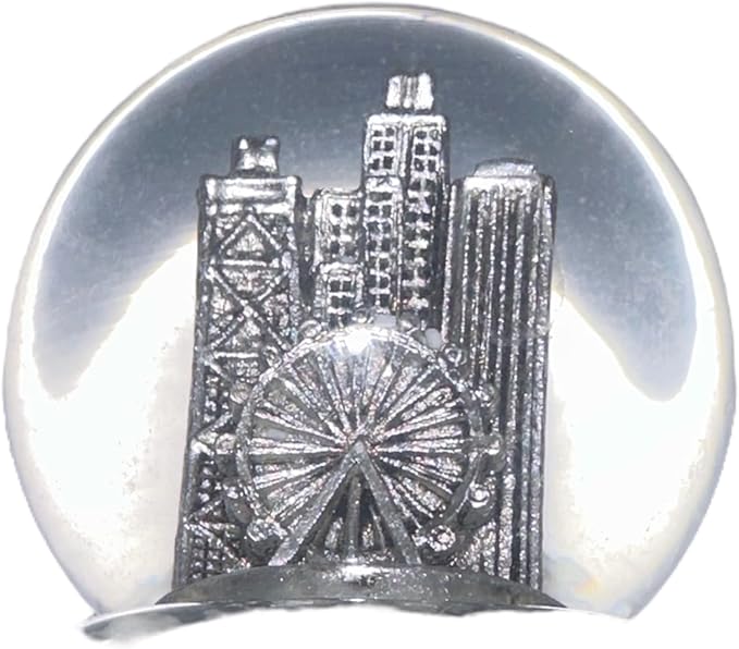 Chicago Cloud Gate 'The Bean' Snow Globe Souvenir by Butt Bat