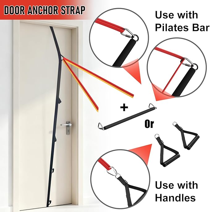 VEICK Resistance Bands for Working Out, Exercise Bands, Workout Bands, Pull Up Assistance Bands, Long Heavy Stretch Bands Set for Men Women, Power Weight Gym at Home Fitness Equipment