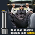 Heavy Duty Telescopic Car Clothes Hanger Bar - Adjustable 30''-66'' Garment Rack Travel Closet Hanging Rod for Vehicle Truck SUV RVs Extendable Metal Pole for Automobile Clothing Organizers & Storage