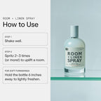 DedCool Room + Linen Spray in Mochi Milk | Natural Fabric & Linen Spray | Non-Toxic, Essential Oil Infused | Freshens Home, Bedding, Couch, Closet & Bathroom | 3 fl oz