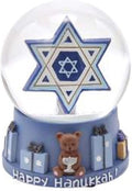 Kurt S. Adler 100MM Musical Hanukkah Star of David Waterglobe