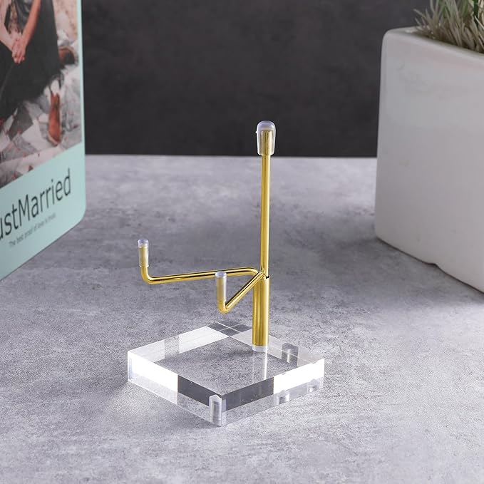 Picture Stand Small Easels For Display Plate Displaying Ornament Plaque Stands Base Art Holder Acrylic Frame Tabletop Shell Table Desk Pictures Sign Decorative Collection Print Adjustable Tile Plates