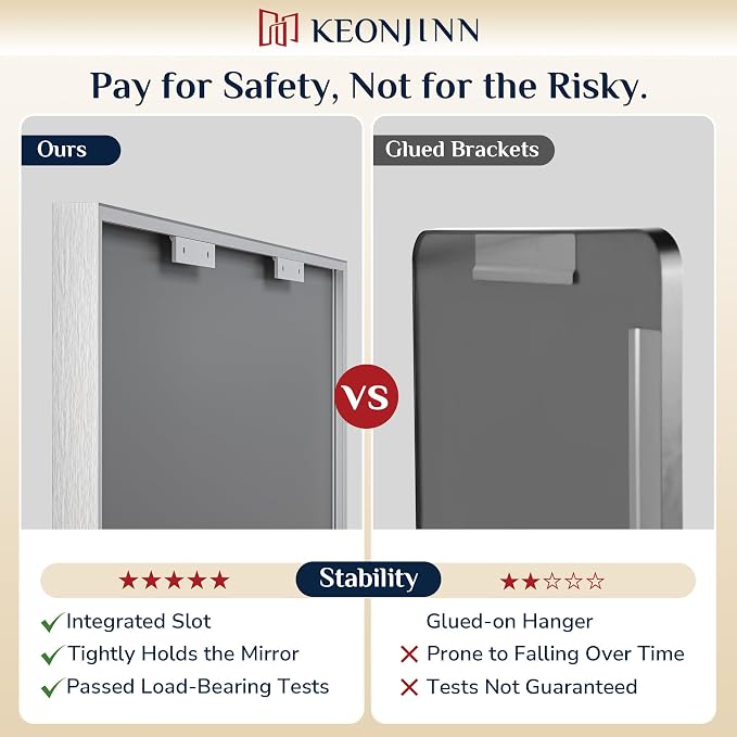 Keonjinn 30 x 36 in Brushed Nickel Bathroom Mirror for Over Sink, Rectangular Silver Metal Framed Rectangular Vanity Wall Mirror Square Corner Modern Farmhouse Rectangle Mirror(Horizontal/Vertical)