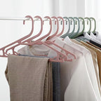 Plastic Blouse Hangers for Women, Short Neck Hangers for Closet, Z-Shape Shirt Hanger 16.5", Cute Clothes Hanger for Adults Suit, Hoody, Coat, Jacket, Dress, Percha Pink 20pcs