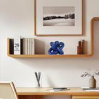 DOVDOV Blue Knot Sculpture, Three Knot Sculptures, Blue Home Decor Accents, Knot Sculptures for Rustic-Style Coffee Tables, Living Room Dining Tables, Entrance Hall Shelves, and Small Decorations.