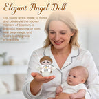 Baptism Gifts for Girl,Boy,Baby - I Am a Child of God Crochet Angel Doll- Religious Christian Gifts for Women,Men,Kids, Confirmation Gift for Teen Girls, First Communion Gift