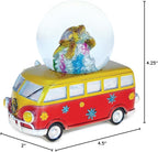 COTA Global Van with Sea Turtle Snow Globe - Water Globe Figurine with Sparkling Glitter, Collectible Novelty Ornament for Home Decor, for Birthdays, Christmas, and Valentine's Day - 65mm
