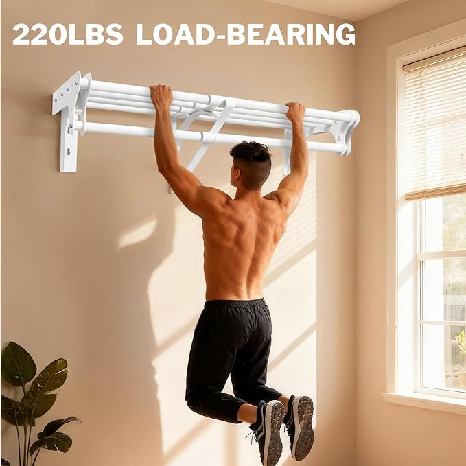 Steel Closet Shelf with Hanging Rod, Back Wall & Side Wall Mounted, 28-48'' Expandable White Closet Shelves, Heavy Duty Storage Rack Holds 220 lbs, Adjustable DIY Closet Rod Divider Separator