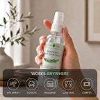 Rosemary Linen & Room Spray, Natural Aromatic Spray Made with 100% Pure Rosemary Essential Oil, Relaxing Home Fragrance (4.06 fl oz)
