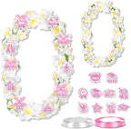 Leis for Graduation 2026, Artificial Flower Wreath with Cards Graduation Lays Gifts, Congrats Grad for High School