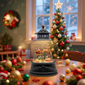 Christmas Snow Globes, Light Up Snow Globe with 6H Music Timer, Auto Snowfall, USB or Battery Powered, Christmas Globe with Santa Snow Globe Scene, Indoor Christmas Decorations for Home, 11.4 Inch