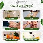 NaturoBliss 100% Pure & Natural Sweet Orange Essential Oil Therapeutic Grade Premium Quality Oil with Glass Dropper - Huge 4 fl. Oz - Perfect for Aromatherapy and Relaxation