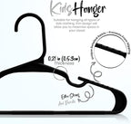 Utopia Home Kids Hangers 100 Pack - Plastic Baby Hangers for Closet - Childrens Hanger for Clothes & Infant Hanger for Closet - for Everyday Standard Use (Black)