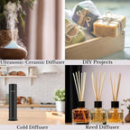 Scentia Hotel Diffuser Oil Inspired by The Baccarat Hotel Scent - 50 mL 1.69 fl oz - Essential Oil Blend of Cedar & Jasmine for Aromatherapy & Humidifiers - Secret Voyage, Thanksgiving Gift