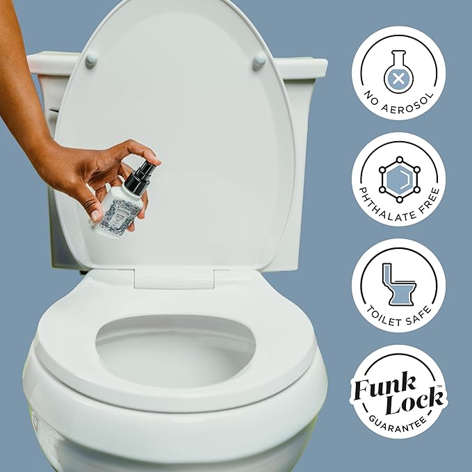 Poo-Pourri Before-You-Go Toilet Spray,Fresh Air,4 Fl Oz,Up to 200 Uses,Bathroom Odor Deodorizer,Plant-Based with Essential Oils,for Home or Work,Jasmine,Fresh Air and Mint Scent,(Pack of 2)