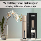 Scentia Hotel Diffuser Oil Inspired by 5-Star Hotel Scent - 120 mL 4.06 fl oz - Essential Oil Blend Botanical Jasmine, Bergamot & Fresh Notes for Aromatherapy Diffusers - Coastal, Christmas Gift