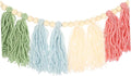 PRETYZOOM Beads Wall Hanging Decor Hand Woven Tassel Pendant for Home Decoration Indoor Wall Art Accent Present for Housewarming and Special Occasions
