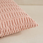 Fancy Homi 4 Packs Decorative Throw Pillow Covers for Living Room Couch Bed, Modern Farmhouse Boho Home Décor Accent Cushion Case, 24" x 16", Blush Pink