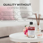 Aroma Country Rose Garden Diffuser Oil - Luxury Essential Oils for Diffuser Refill & Air Freshener Room Spray - Long-Lasting & Natural Home Fragrance, Scented Oil for Diffusers (8.5 Fl. oz)
