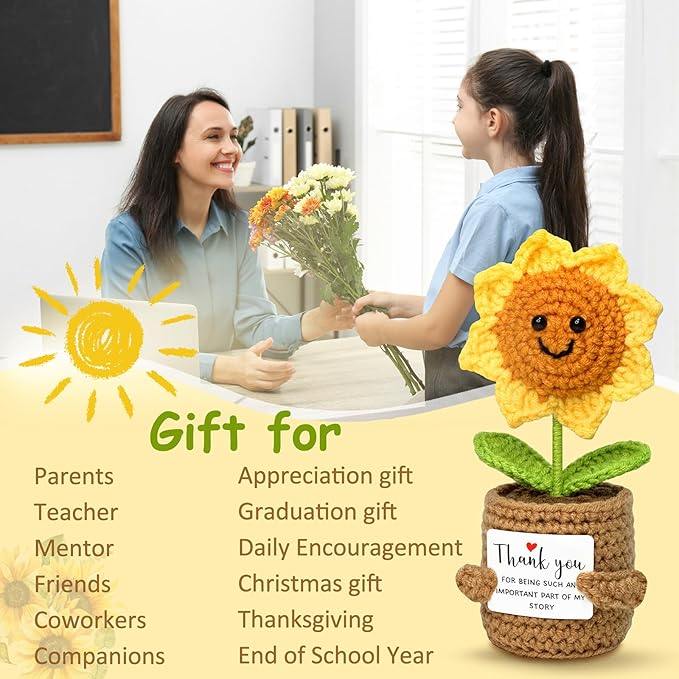Funny Thank You Gifts for Women Men - Teacher Appreciation Gifts for Mom, Mini Gift for Mom, Friend, Teacher, Sister, Emotional Support Small Cute Stuff Things, Collectible Dolls