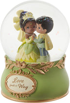 Precious Moments Love Finds A Way Princess and The Frog Musical Snow Globe