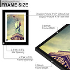 100% Solid Wood 5x7 Picture Frame Set of 12, Black Frame Display Photo 4x6 with Mat or 5 x 7 without Mat, 5by7 HQ Matte Black Frame for Wall - 12 Pack/Black/5"x7"