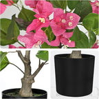 26.3” Large Fake Plants Artificial Flowers Bougainvillea Artificial Plants Trees Indoor Pots, Faux Plants Perfect for Home Decor, Living Room Table Decor, Bedroom Shelf Decor, Dining Room Decor
